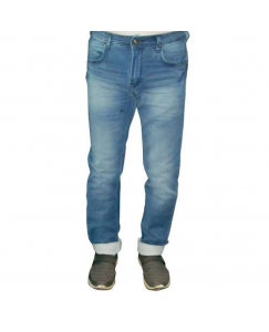 Slimfit washed shaded Light blue jeans for Mens